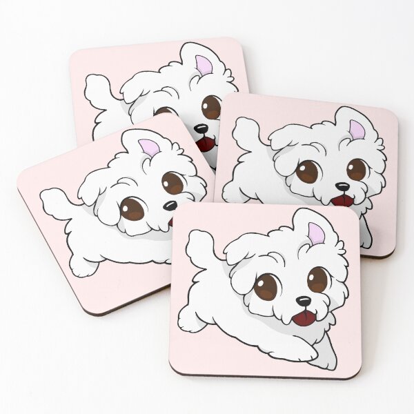 Item preview, lindo perrito blanco designed and sold by EveryCuteThings.