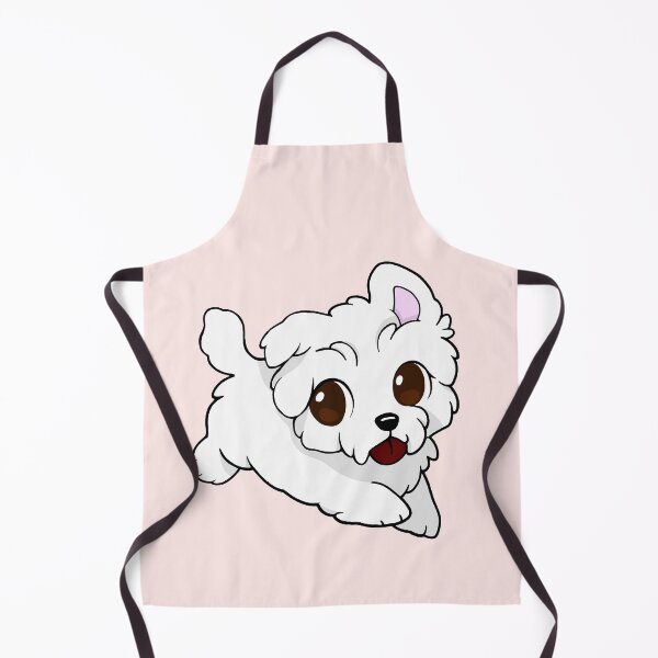 Item preview, cute white puppy designed and sold by EveryCuteThings.