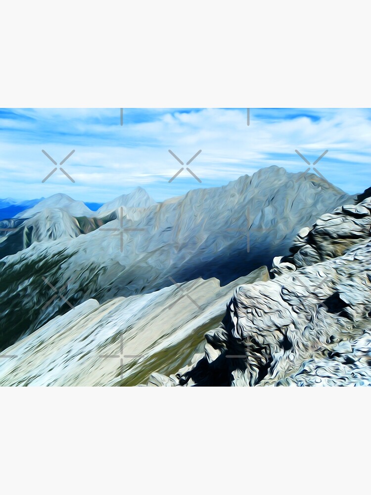"Mountain Slope, Old Man View, Jasper National Park, Rocky Mountains