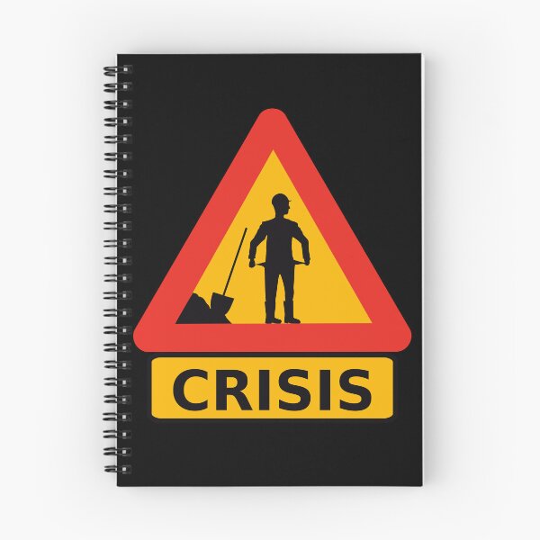 Item preview, Money Crisis Road Sign Empty Pockets Spade Workman Broke designed and sold by stuartsemporium.