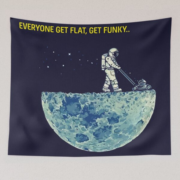 Item preview, Get Flat and Get Funky! designed and sold by flatearthtalk.