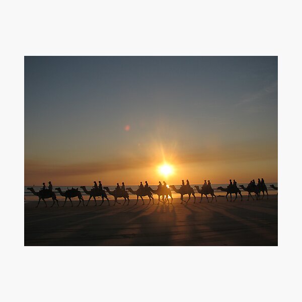 "Those Camels" Cable Beach,West.Aust Photographic Print