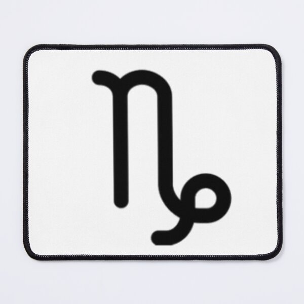 Item preview, Black capricorn sign designed and sold by Wavytarot.