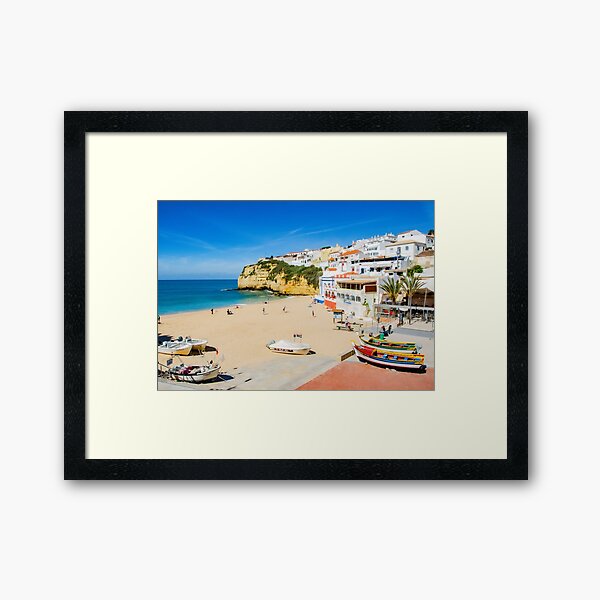 Item preview, Carvoeiro Village Beach Algarve designed and sold by GG WALL ART.