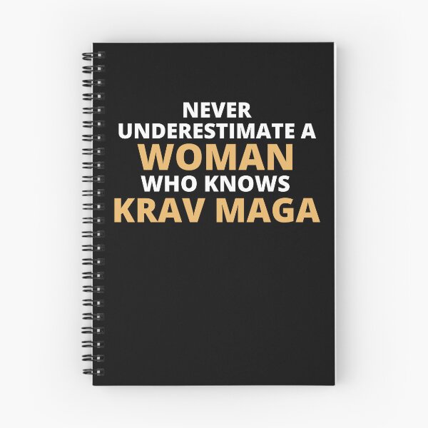 Item preview, Never Underestimate A Woman Who Knows Krav Maga designed and sold by clickmostro.