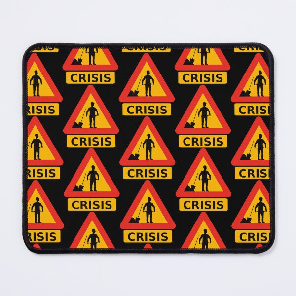 Item preview, Money Crisis Road Sign Empty Pockets Spade Workman Broke designed and sold by stuartsemporium.