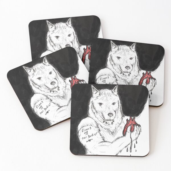 Item preview, Claws Off Our Bodies (Colour) designed and sold by Wolf's Art.