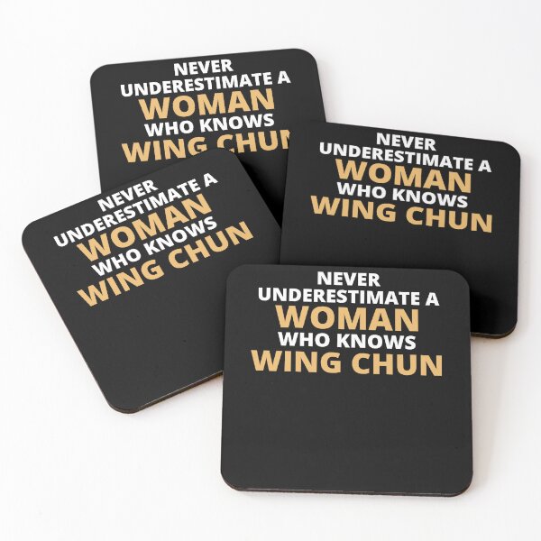 Item preview, Never Underestimate A Woman Who Knows Wing Chun designed and sold by clickmostro.