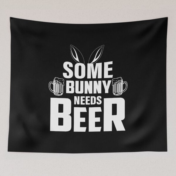 Item preview, Some Bunny Needs Beer Alcohol Drinker Adults designed and sold by haselshirt.