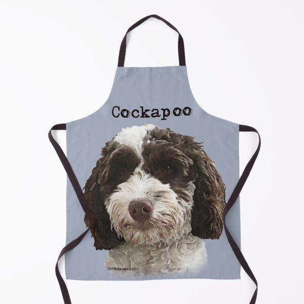 Item preview, Brown and White Cockapoo Dog  designed and sold by Happy Dog Doodles.
