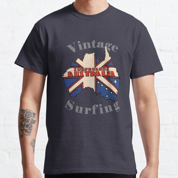 "Vintage Surfing Surfboards Australia" Tshirt for Sale by Drewaw Redbubble surfing tshirts