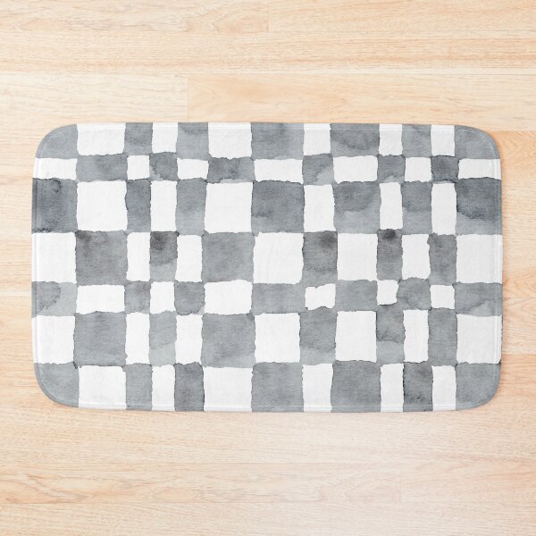 Item preview, Grey Watercolour Checks designed and sold by MarianaBlackArt.
