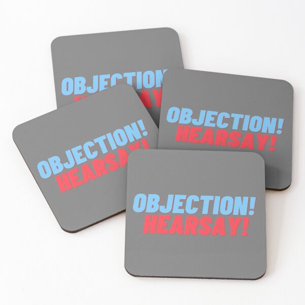 Item preview, OBJECTION HEARSAY designed and sold by BOSSERY.