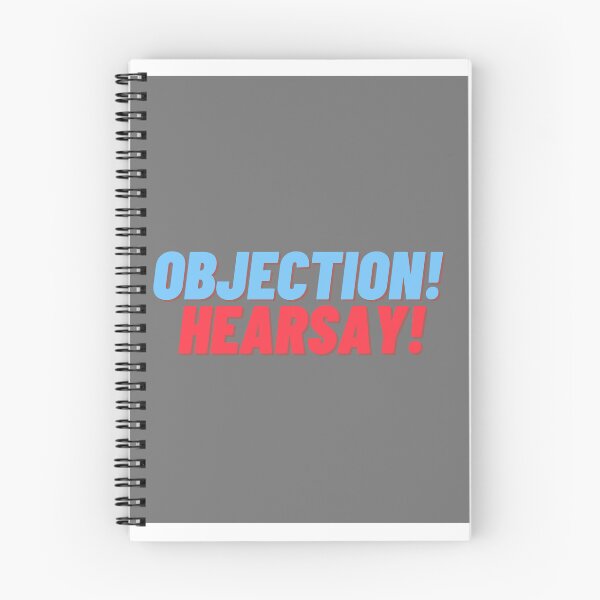Item preview, OBJECTION HEARSAY designed and sold by BOSSERY.