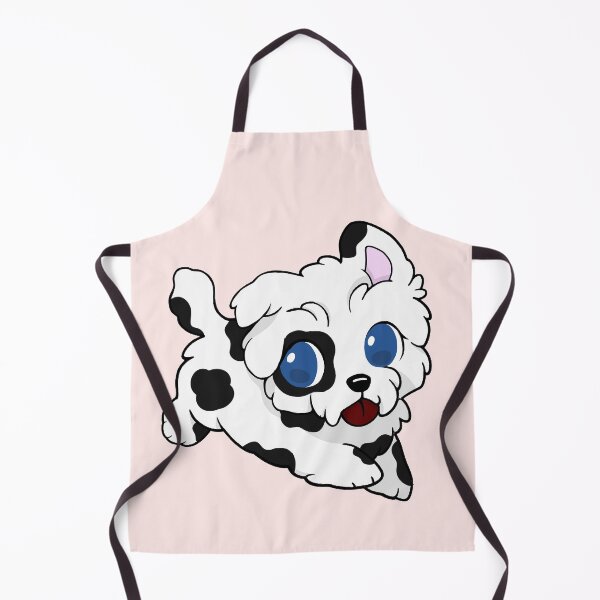 Item preview, cute black and white puppy designed and sold by EveryCuteThings.