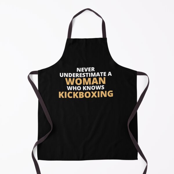 Item preview, Never Underestimate A Woman Who Knows Kickboxing designed and sold by clickmostro.