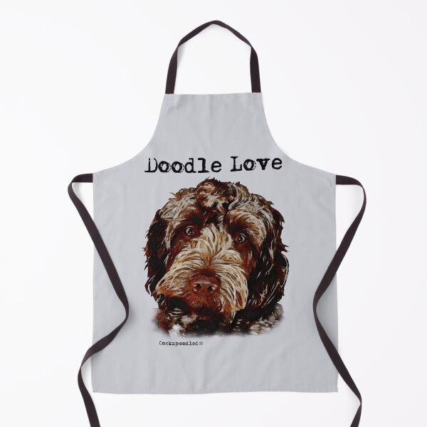 Item preview, Chocolate Brown Doodle Dog  designed and sold by Happy Dog Doodles.