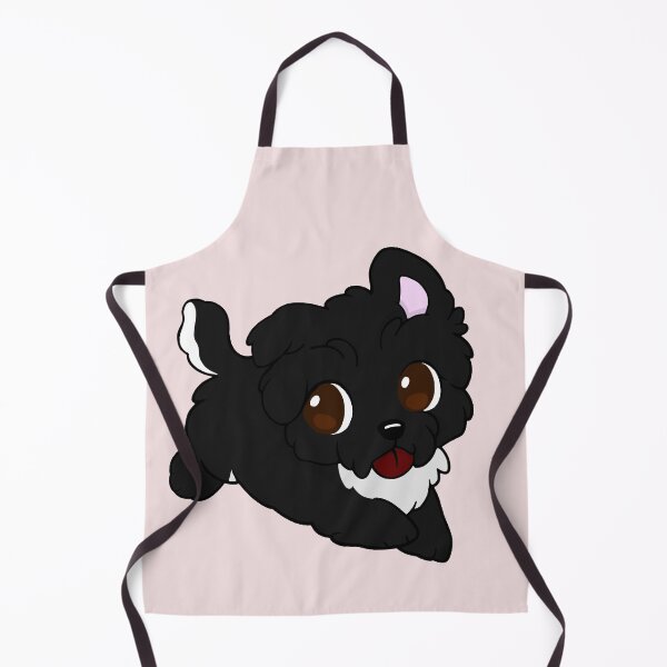 Item preview, cute black and white puppy designed and sold by EveryCuteThings.