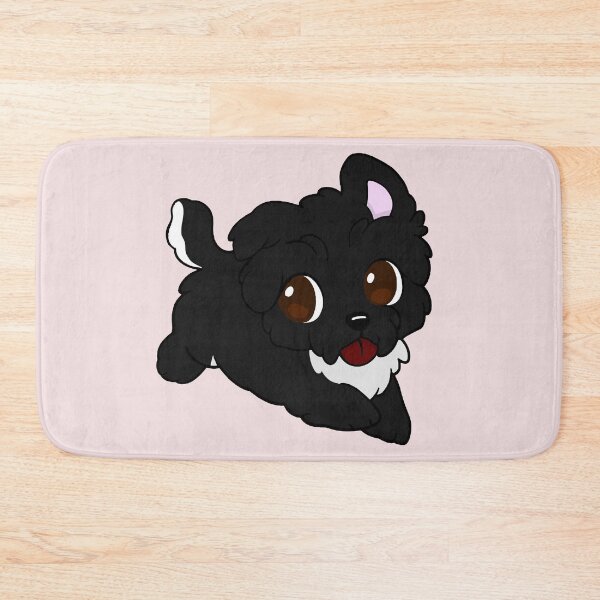 Item preview, cute black and white puppy designed and sold by EveryCuteThings.