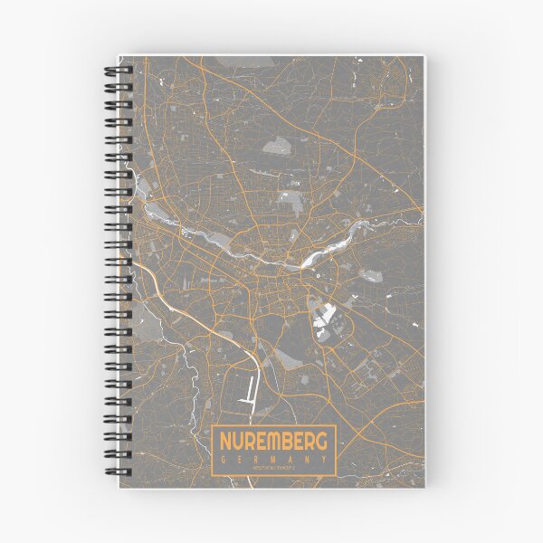 Item preview, Nuremberg City Map of Bavaria, Germany - Bauhaus designed and sold by deMAP.