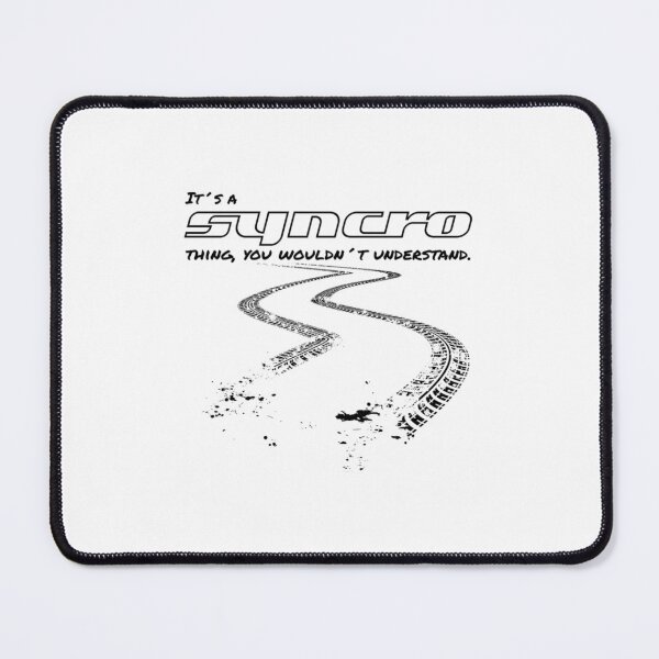 Item preview, Funny saying and quote Vanagon T3 Syncro Thing ... Tire Tracks Black Essential designed and sold by levinebooksg.