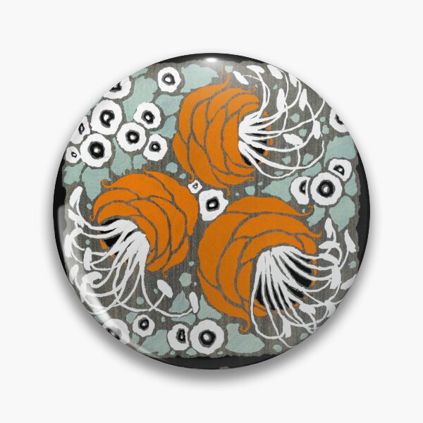 Item preview, Elegant Art Nouveau stencil print Flower Pattern by E.A. Seguy 28 designed and sold by fivo.