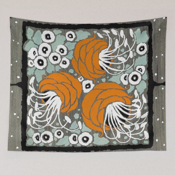 Item preview, Elegant Art Nouveau stencil print Flower Pattern by E.A. Seguy 28 designed and sold by fivo.