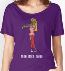 Coffee Zombie Girl Women's Relaxed Fit T-Shirt