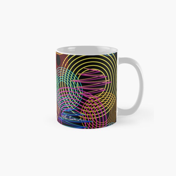 Multicolor Circle Lines Classic Mug