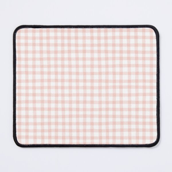 Item preview, Hand Drawn Gingham - Peach and White designed and sold by PeachyLitchi.