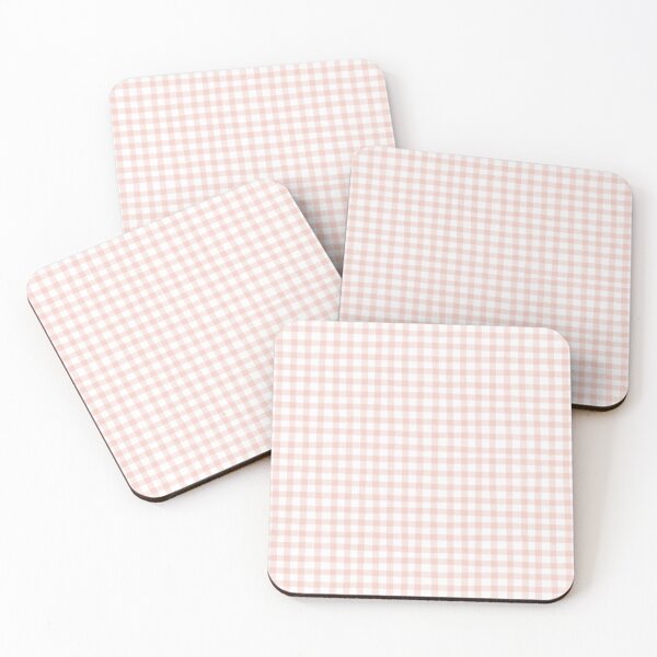 Item preview, Hand Drawn Gingham - Peach and White designed and sold by PeachyLitchi.