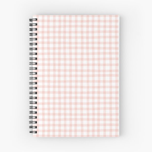 Item preview, Hand Drawn Gingham - Peach and White designed and sold by PeachyLitchi.