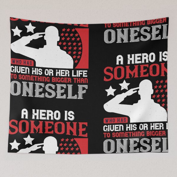 Item preview, a hero is someone - father day designed and sold by JaMatt1983.