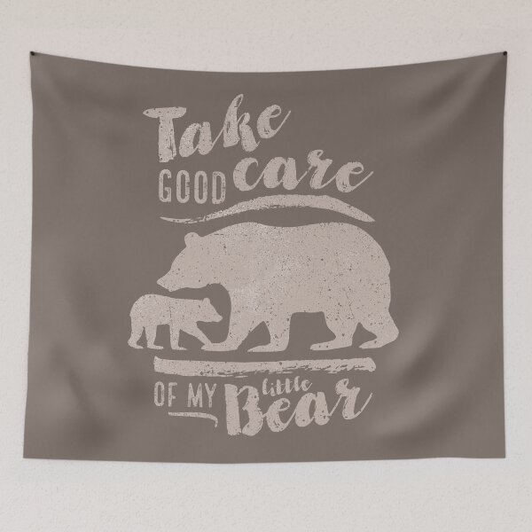 Item preview, Take good care of my little bear mama bear design designed and sold by TeesbyDD.