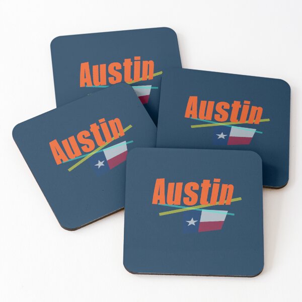 Item preview, Austin Texas abstract design designed and sold by lobodelnoir.