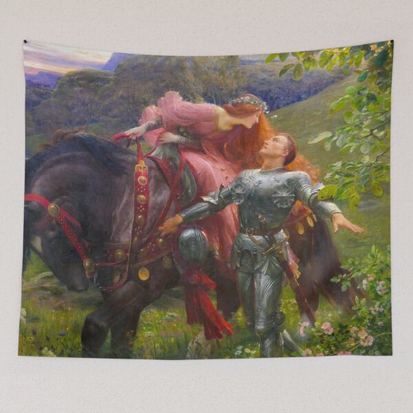 Item preview, La Belle Dame sans Merci de Sir Frank Dicksee, Vintage John William Waterhouse designed and sold by TeeARTHY.