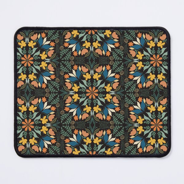 Item preview, Folk Mandala Pattern designed and sold by WalkSimplyArt.
