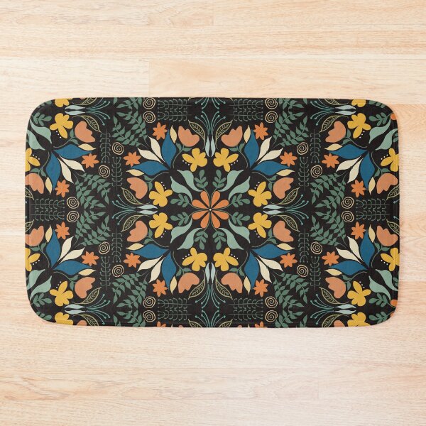 Item preview, Folk Mandala Pattern designed and sold by WalkSimplyArt.