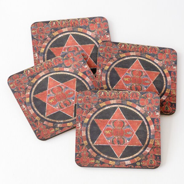 Item preview, Mandala 89 Vajravarahi Five Deity Mandala designed and sold by GuyBlank.