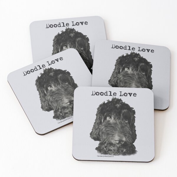 Item preview, Black Doodle Dog  designed and sold by Happy Dog Doodles.