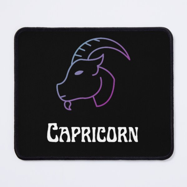 Item preview, Blue and purple capricorn goat designed and sold by Wavytarot.