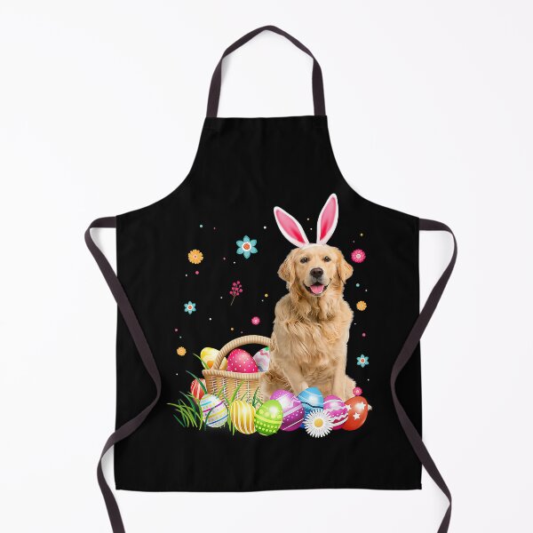 Item preview, Happy Easter Cute Bunny Golden Retriever Wearing Bunny Ears designed and sold by MichealExan.