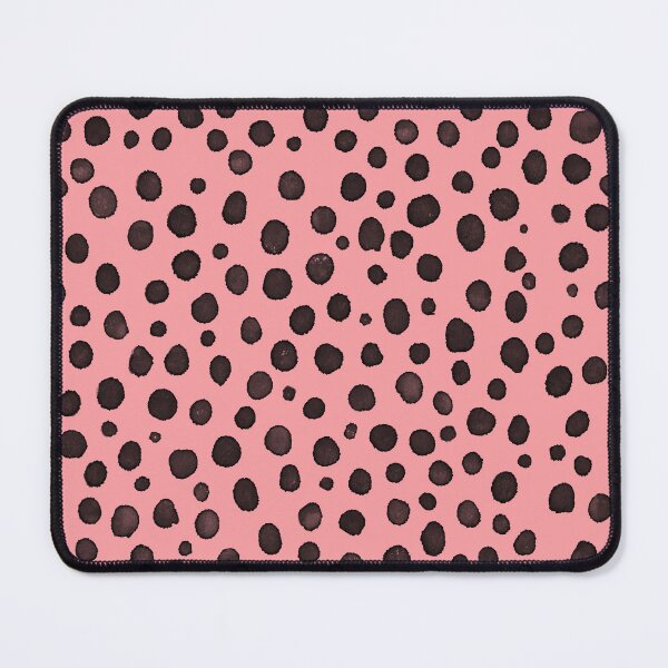Item preview, doted pink and black  cheetah lSeamless Pattern print animal texture print black and white safari Abstract Animal Skin Pattern designed and sold by KHELISTORE.