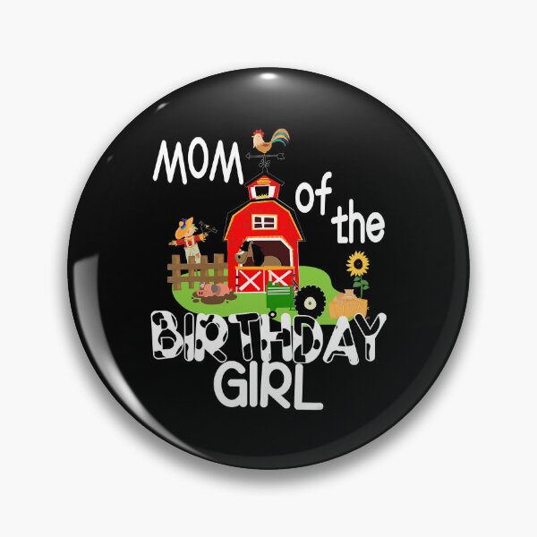 Item preview, Mom Of The Birthday Girl Cow Farm Barnyard Party Gift designed and sold by PameGraha.
