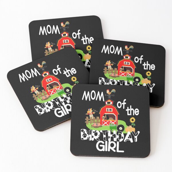 Item preview, Mom Of The Birthday Girl Cow Farm Barnyard Party Gift designed and sold by PameGraha.