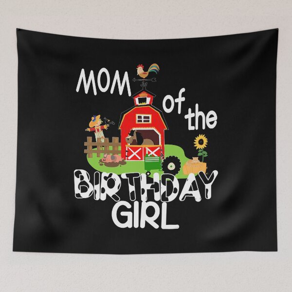 Item preview, Mom Of The Birthday Girl Cow Farm Barnyard Party Gift designed and sold by PameGraha.