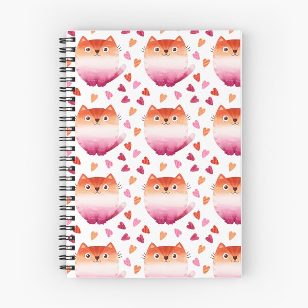 Item preview, LESBIAN CATS AND HEARTS PATTERN designed and sold by SELF-EXPRESS.