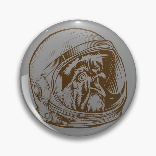 Item preview, The chicken cosmonaut bird designed and sold by sreckov-desig.