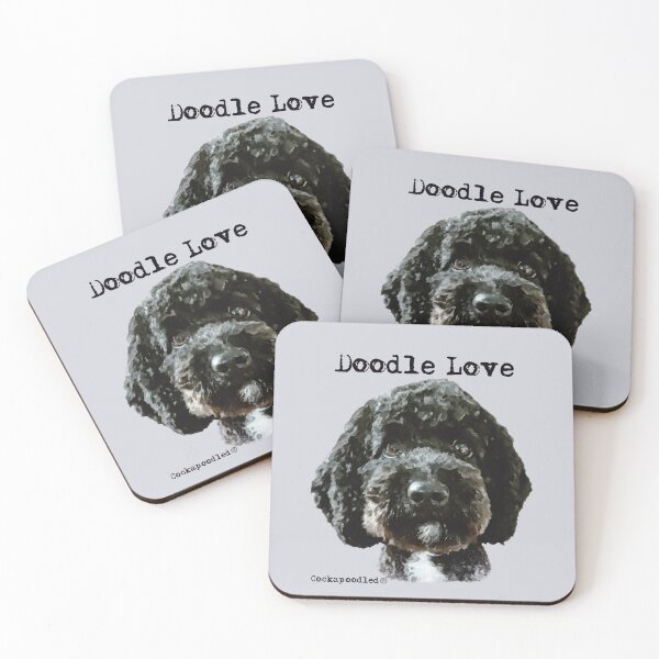 Item preview, Black Doodle Dog  designed and sold by Happy Dog Doodles.