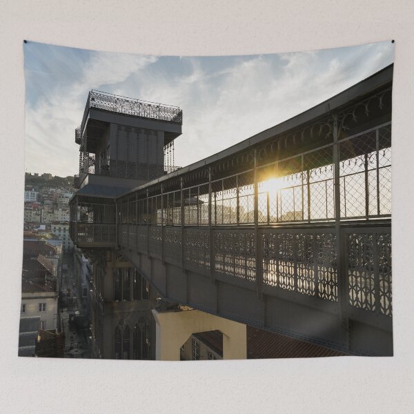Item preview, Santa Justa Elevator - Iron Lace and Sunshine designed and sold by Georgia Mizuleva.